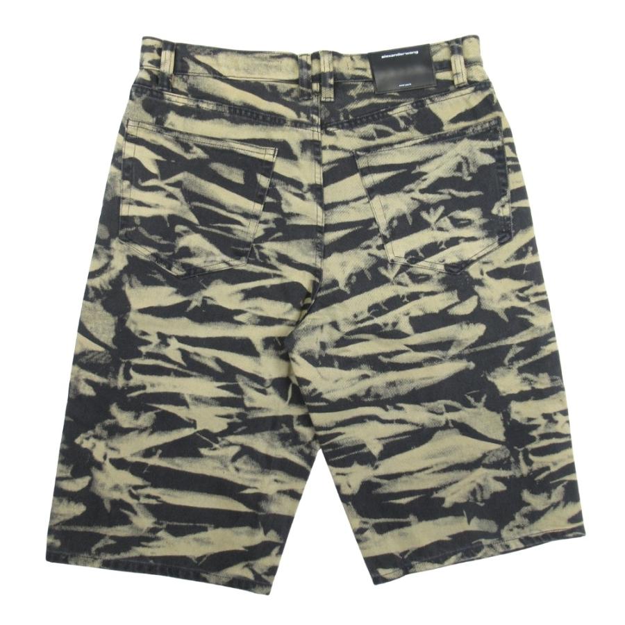 未使用 22ss alexanderwang アレキサンダーワン タイガーカモ ショーツ ハーフパンツ SKATER BOARD SHORT 30 カーキ 黒 メンズ 古着 中古 | alexanderwang | 01
