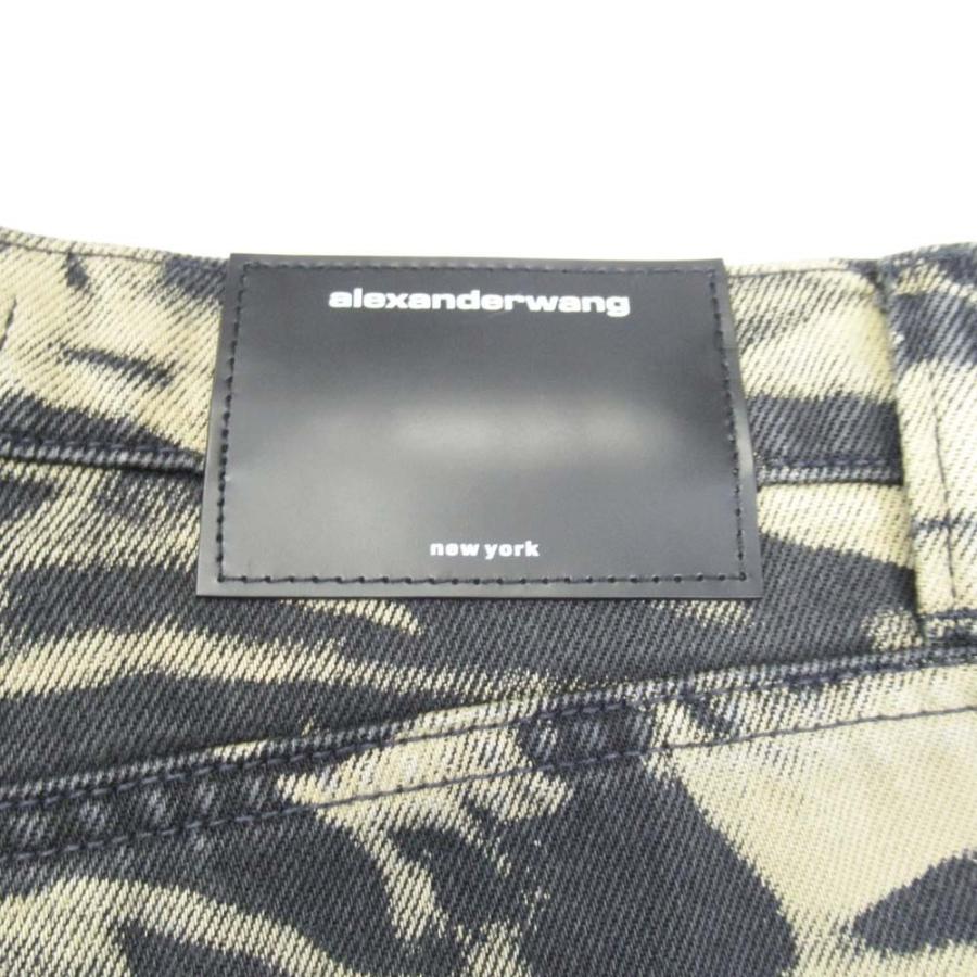 未使用 22ss alexanderwang アレキサンダーワン タイガーカモ ショーツ ハーフパンツ SKATER BOARD SHORT 30 カーキ 黒 メンズ 古着 中古 | alexanderwang | 05