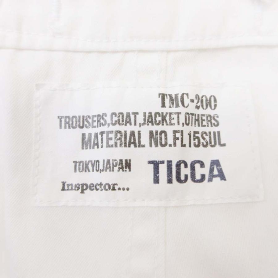 美品 TICCA ティッカ オーバーオール サロペット オールインワン コットン パンツ F 白 ホワイト レディース 古着 中古 | TICCA | 05