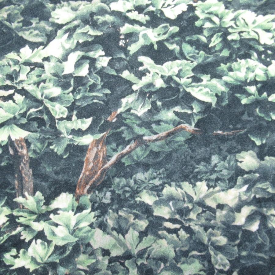 良品 HYKE ハイク R/L CAMO NO-SLEEVE T-SHIRT Tシャツ リアルリーフ カモプリント 総柄 トップス カットソー 1 グリーン系 レディース 古着 中古 | HYKE | 03