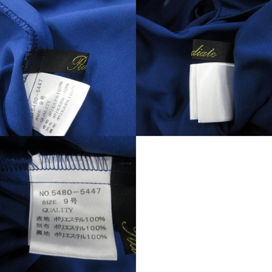 良品 RADIATE ラディエイト オールインワン サロペット パンツ コンビネゾン ノースリーブ 5480-5447 サイズ9号 青 ブルー レディース 古着 中古 |  | 09