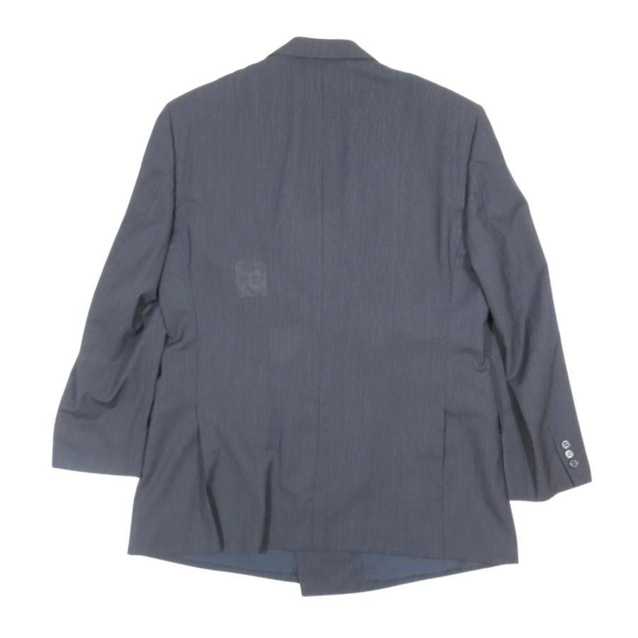 美品 NINA RICCI ニナリッチ ゼニア生地 セットアップ ダブルブレスト スーツ ウール ジャケット パンツ スラックス チャコールグレー メンズ 古着 中古 | NINA RICCI | 02