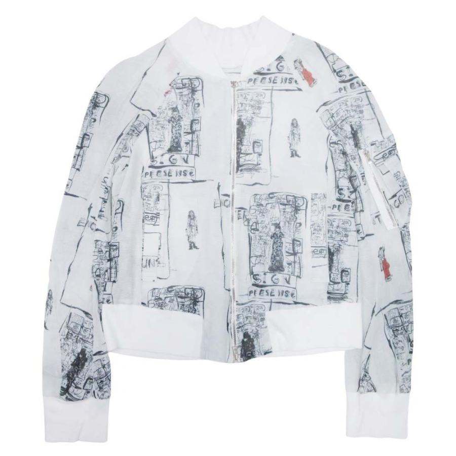 bajra（バジュラ） 美品 総柄 メッシュ シアー ブルゾン ジャケット 