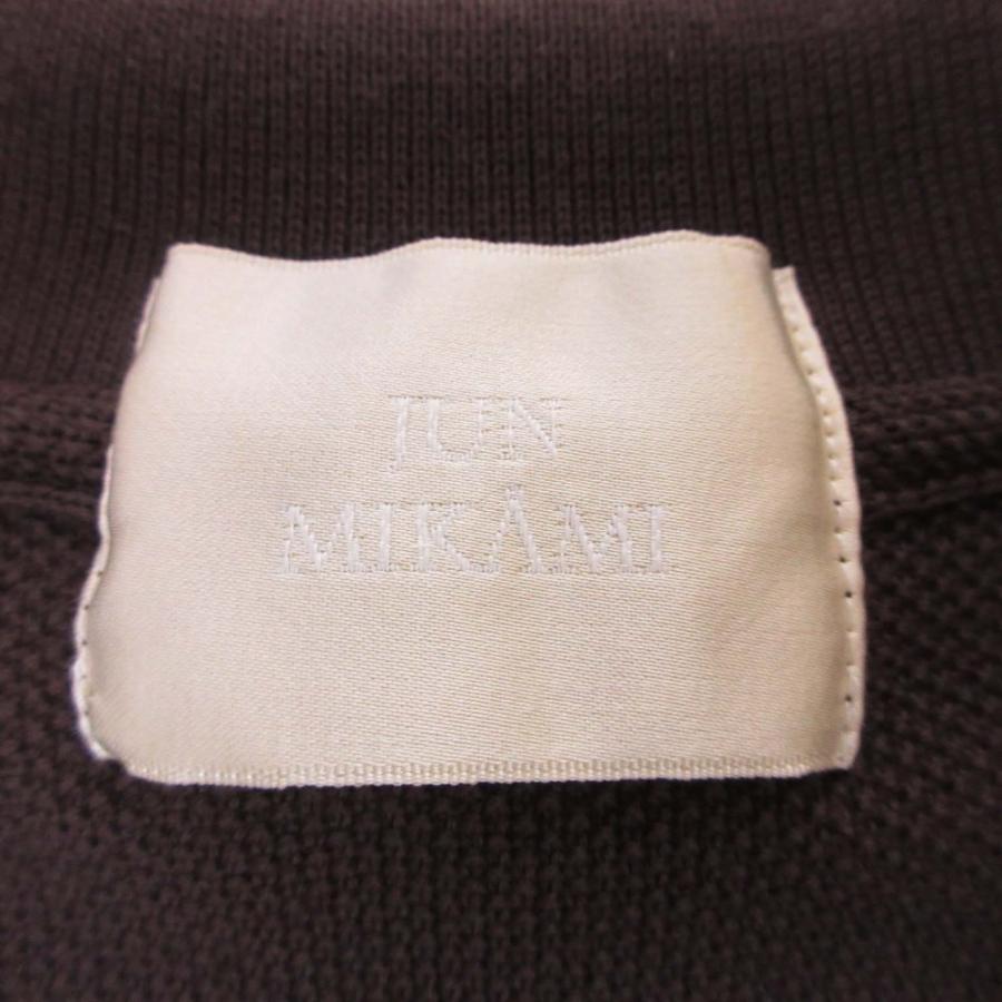 18ss JUN MIKAMI ジュンミカミ 鹿の子 ポロ ジャンプスーツ オールインワン コンビネゾン ノースリーブ 茶 ブラウン レディース 古着 中古 | JUN MIKAMI | 05