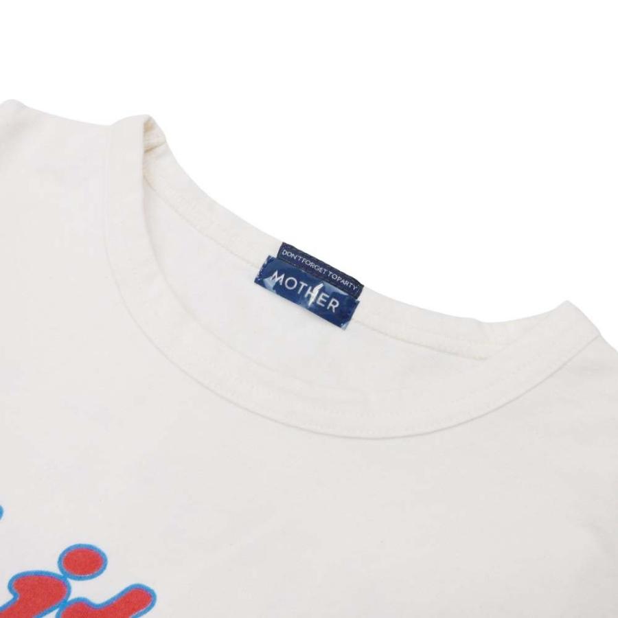 美品 MOTHER マザー グラフィックプリント Tシャツ 半袖 カットソー トップス クルーネック S アイボリー オフホワイト レディース 古着 中古 | mother | 04