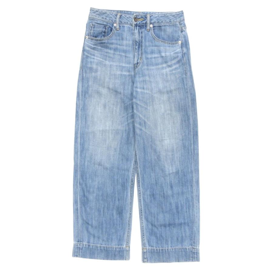 良品 CLEARIMPRESSION クリアインプレッション ワイド デニム パンツ ボトムス 青 ブルー レディース 古着 中古 | CLEAR IMPRESSION