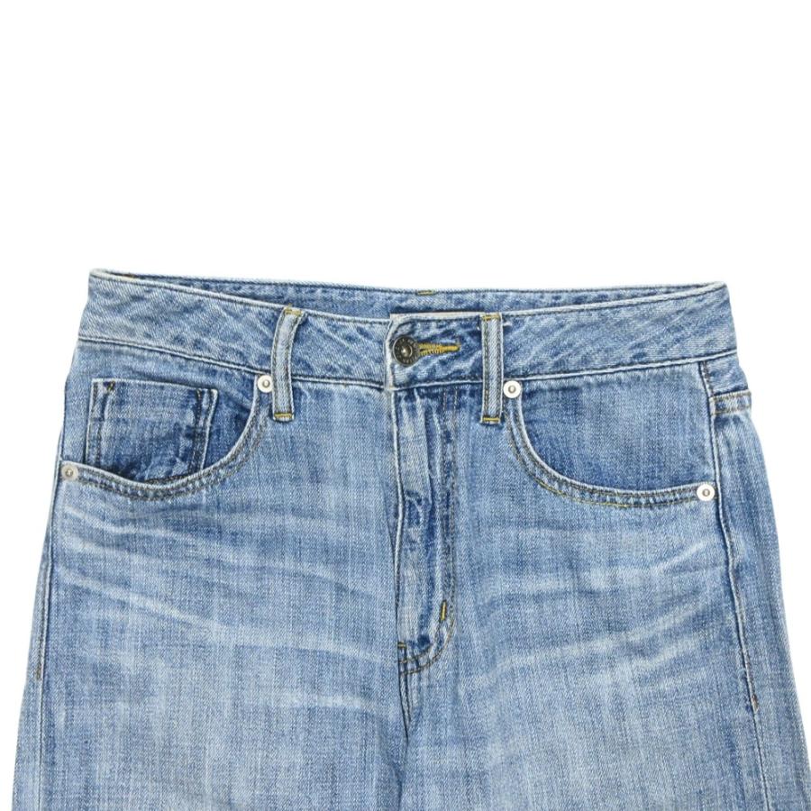 良品 CLEARIMPRESSION クリアインプレッション ワイド デニム パンツ ボトムス 青 ブルー レディース 古着 中古 | CLEAR IMPRESSION | 02