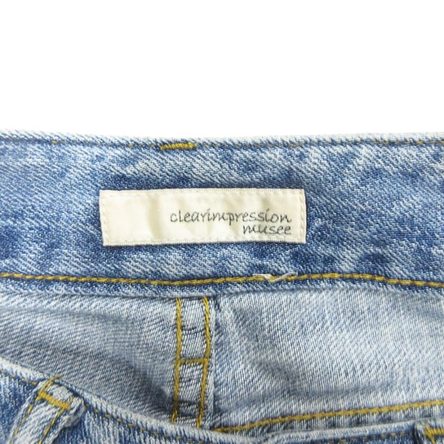 良品 CLEARIMPRESSION クリアインプレッション ワイド デニム パンツ ボトムス 青 ブルー レディース 古着 中古 | CLEAR IMPRESSION | 06