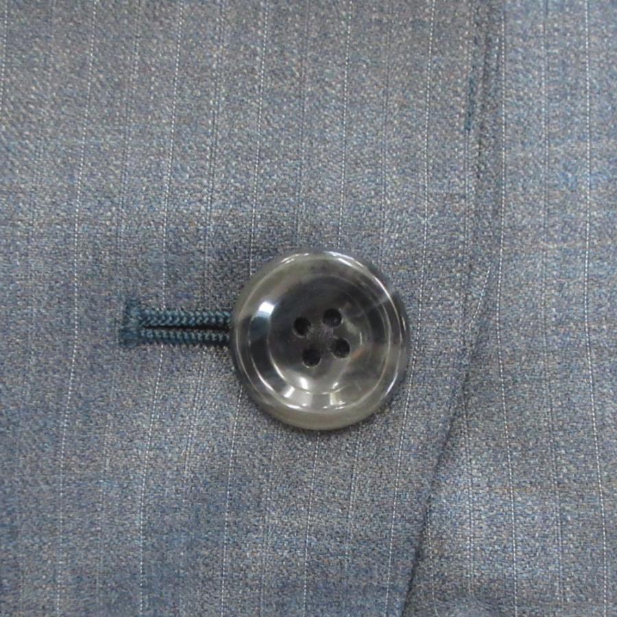 美品 STOVEL & MASON ストーベル＆メイソン セットアップ スーツ ジャケット スカート ストライプ 背抜き サイズ11 グレー レディース 古着 中古 |  | 03