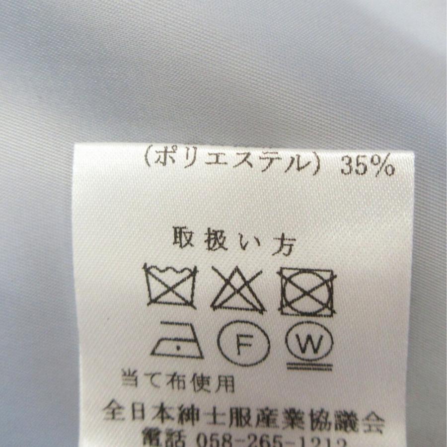 美品 STOVEL & MASON ストーベル＆メイソン セットアップ スーツ ジャケット スカート ストライプ 背抜き サイズ11 グレー レディース 古着 中古 |  | 06