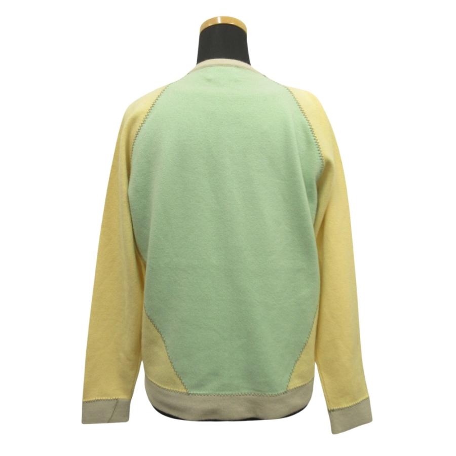ERIC BOMPARD エリックボンパール カシミヤ100% アンサンブル ニット セーター ジャケット タンクトップ L グリーン イエロー レディース 古着 中古 |  | 02