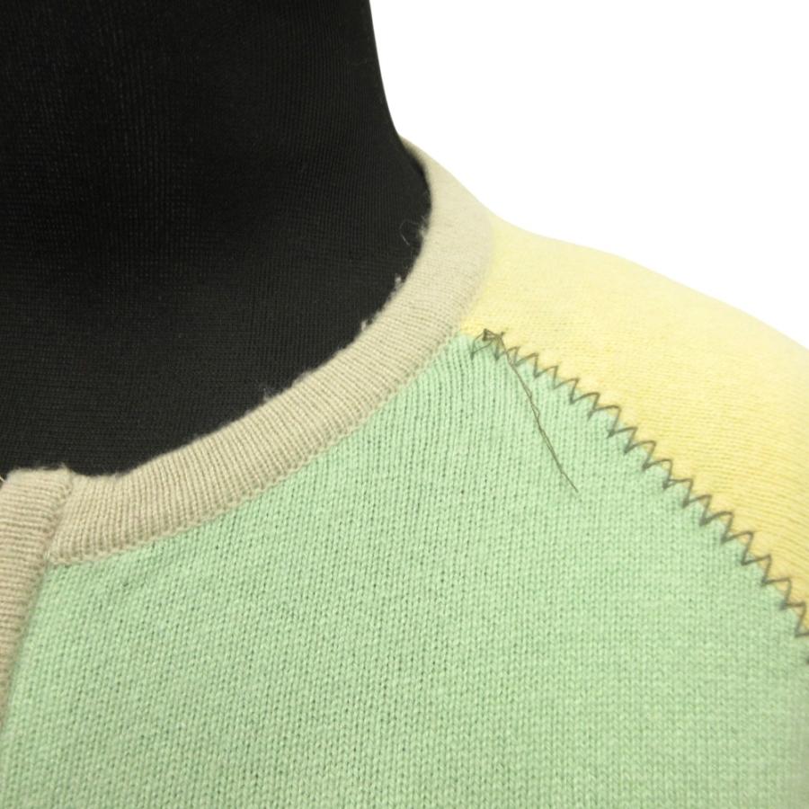 ERIC BOMPARD エリックボンパール カシミヤ100% アンサンブル ニット セーター ジャケット タンクトップ L グリーン イエロー レディース 古着 中古 |  | 06