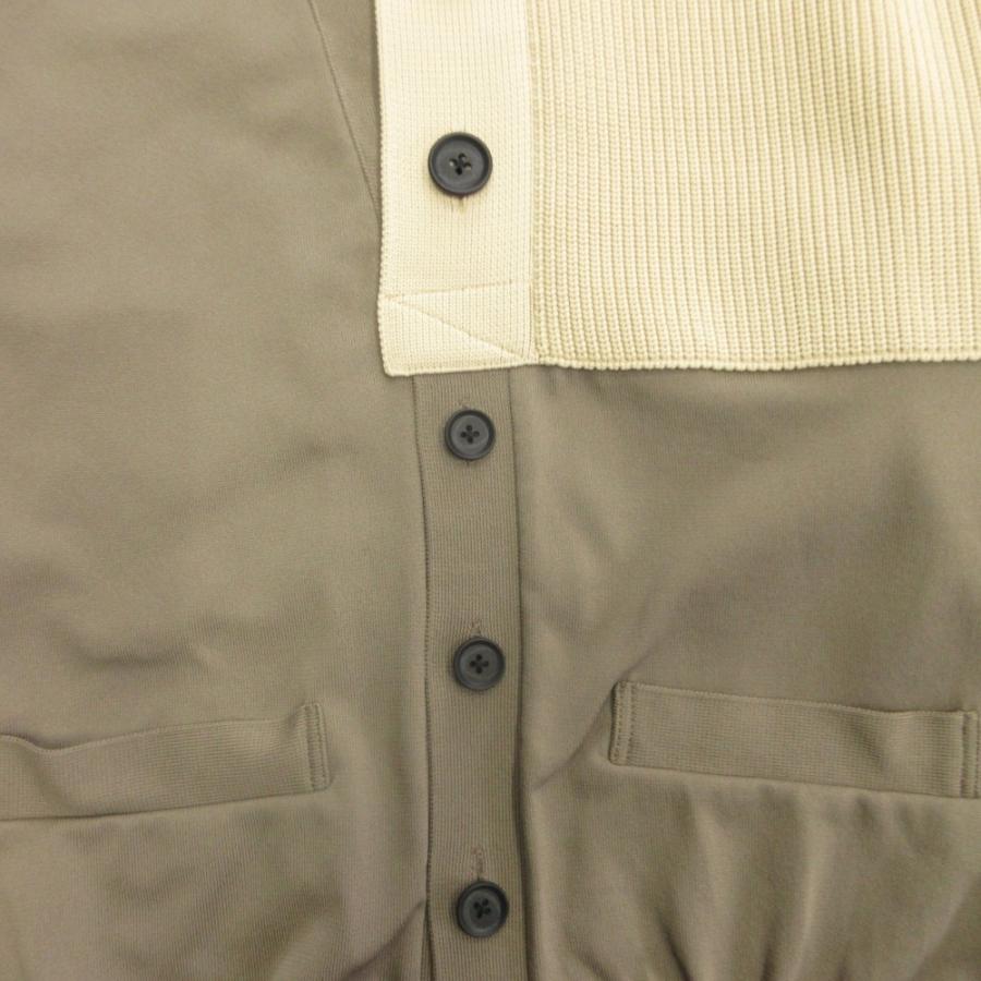 kolor 21SS ニット切替 ドッキング半袖シャツ kolor（カラー） 良品 21ss kolor 再構築 ドッキング S/S シャツ