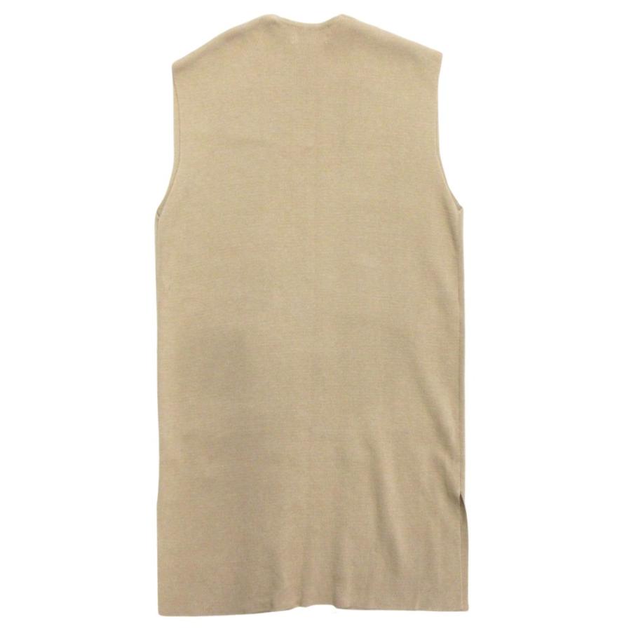 美品 Jf ready made ジェイエフレディメイド ニット ベスト ジレ カットソー ノースリーブ 2705208 フリーサイズ ベージュ レディース 古着 中古 | JF Ready Made | 01