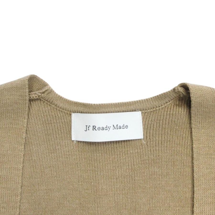 美品 Jf ready made ジェイエフレディメイド ニット ベスト ジレ カットソー ノースリーブ 2705208 フリーサイズ ベージュ レディース 古着 中古 | JF Ready Made | 02