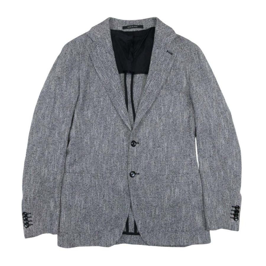 メンズ 美品TAGLIATORE × ブリッラ ブルー コットン ジャケット 42