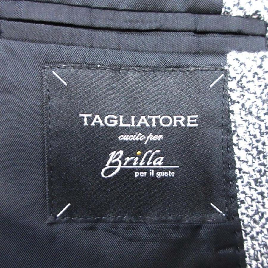 TAGLIATORE（タリアトーレ） 美品 ブリッラ生地 ツイード シングル 