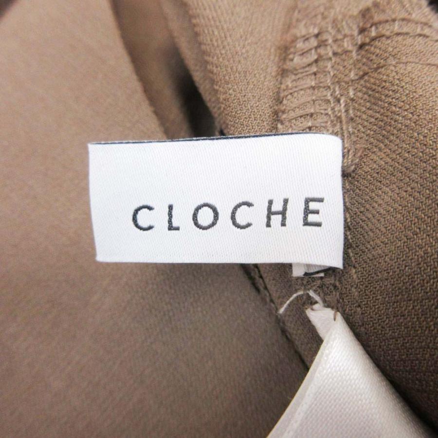 美品 23aw CLOCHE クロッシェ Vネックコンビネゾン 前後2WAY サロペット オーバーオール パンツ 02 茶 ブラウン レディース 古着 中古 | cloche | 04