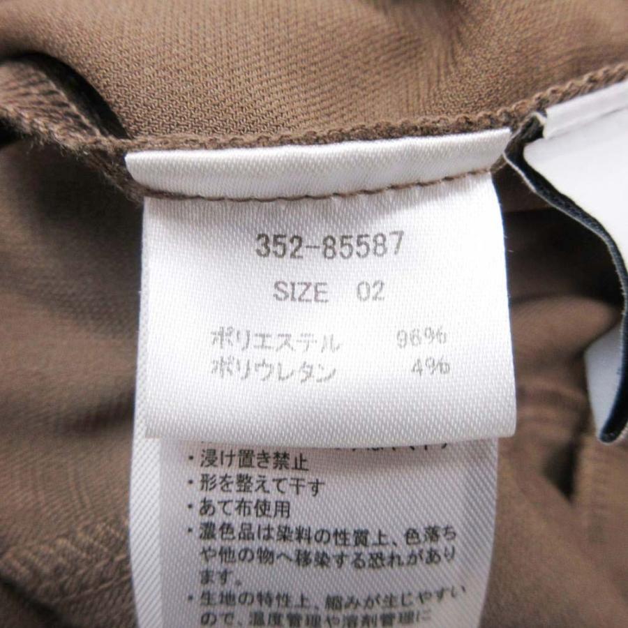 美品 23aw CLOCHE クロッシェ Vネックコンビネゾン 前後2WAY サロペット オーバーオール パンツ 02 茶 ブラウン レディース 古着 中古 | cloche | 05