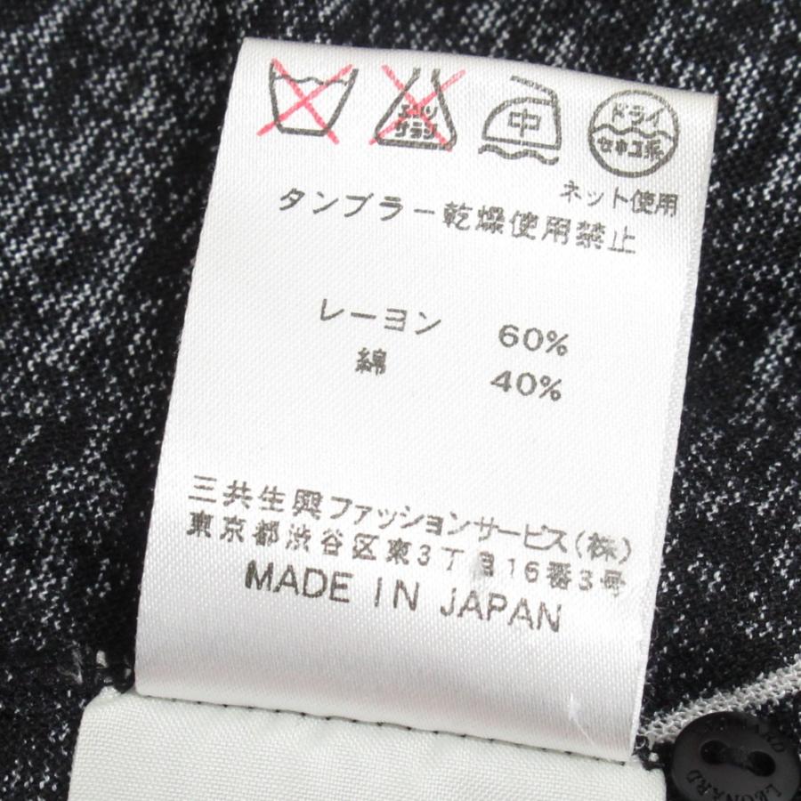 美品 LEONARD レオナール 花柄 ニット ベスト カットソー ノースリーブ 大きいサイズ LL ブラック/ホワイト レディース 古着 中古 | LEONARD | 06