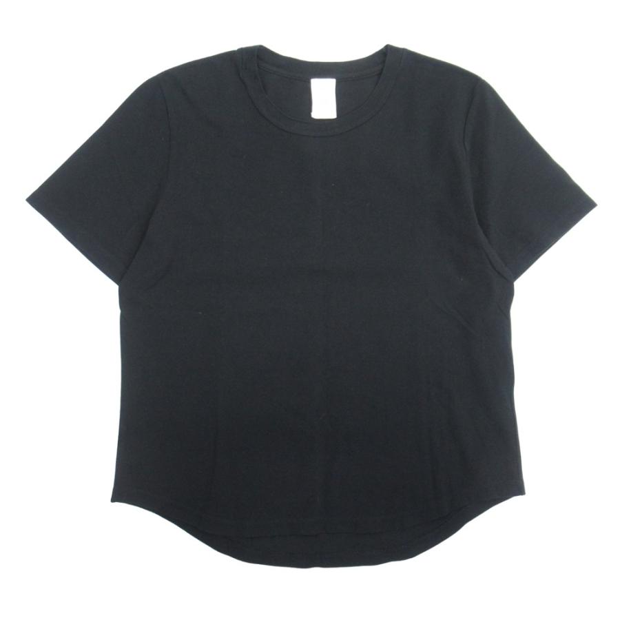 美品 seya セヤ ドライタッチ素材 Tシャツ オーバーサイズ 半袖 トップス カットソー S 無地 黒 ブラック レディース 古着 中古 | seya.