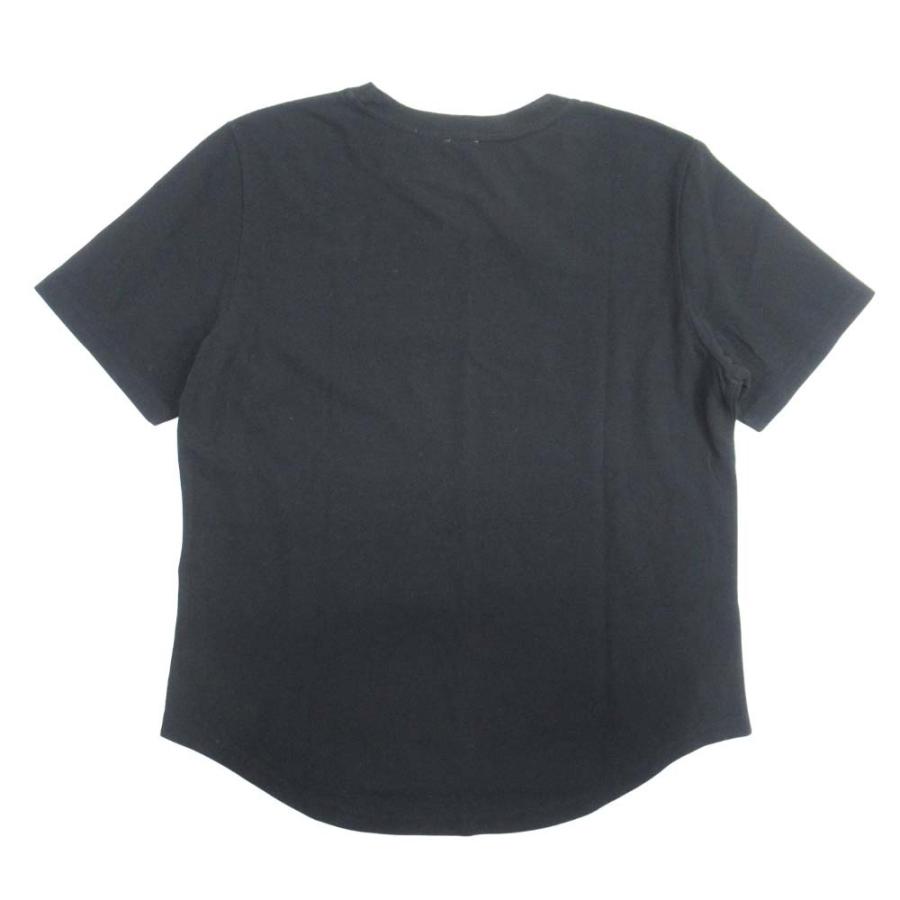 美品 seya セヤ ドライタッチ素材 Tシャツ オーバーサイズ 半袖 トップス カットソー S 無地 黒 ブラック レディース 古着 中古 | seya. | 01