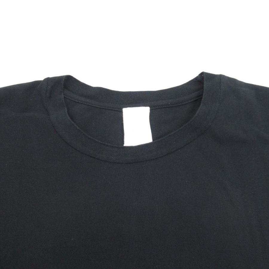 美品 seya セヤ ドライタッチ素材 Tシャツ オーバーサイズ 半袖 トップス カットソー S 無地 黒 ブラック レディース 古着 中古 | seya. | 02