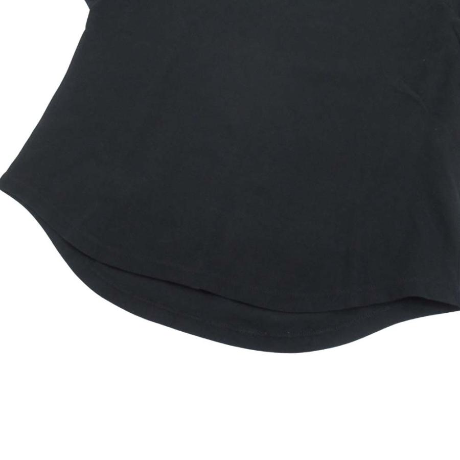 美品 seya セヤ ドライタッチ素材 Tシャツ オーバーサイズ 半袖 トップス カットソー S 無地 黒 ブラック レディース 古着 中古 | seya. | 03