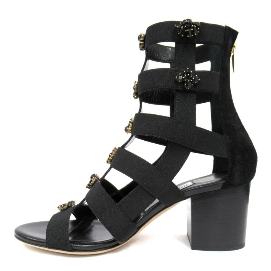 【美品】JIMMY CHOO サンダル ブーツ グラディエーター 36 JIMMY CHOO（ジミーチュウ） 未使用 ビジュー グラディエーター