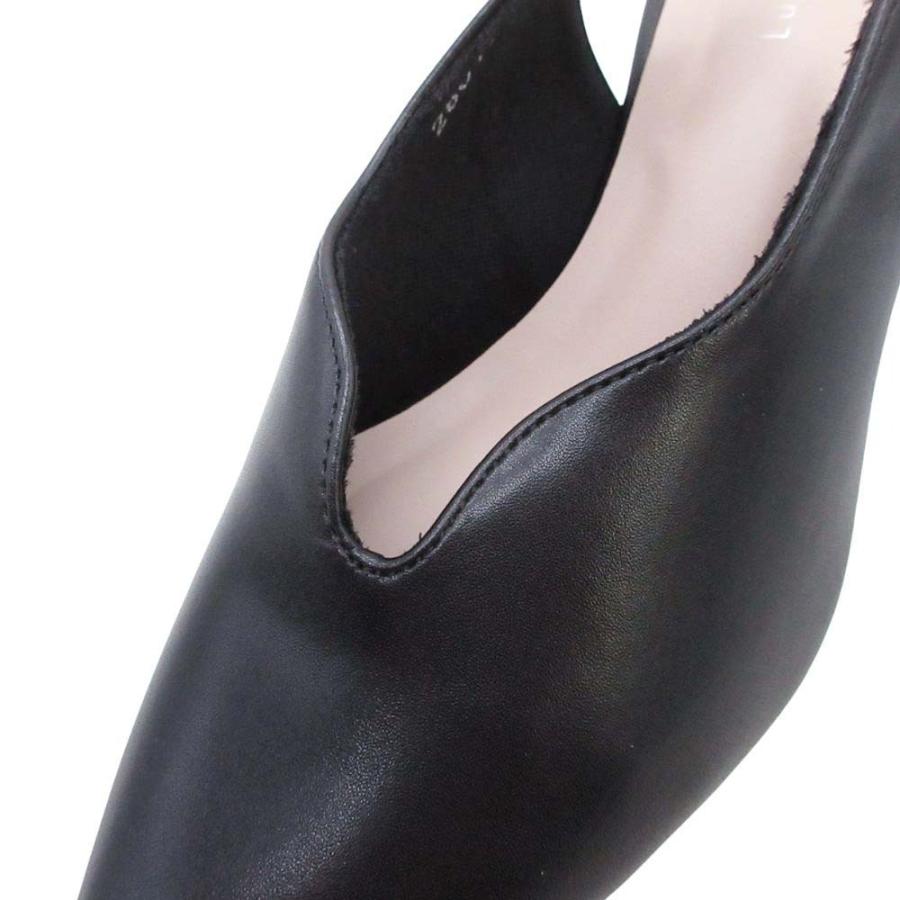 美品 Lugnoncure ルノンキュール スリングバック パンプス シューズ ポインテッドトゥ M/23.0cm 黒 ブラック レディース 古着 中古 |  | 05