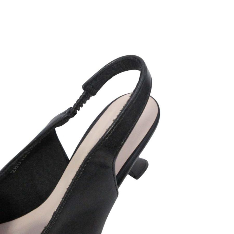 美品 Lugnoncure ルノンキュール スリングバック パンプス シューズ ポインテッドトゥ M/23.0cm 黒 ブラック レディース 古着 中古 |  | 06