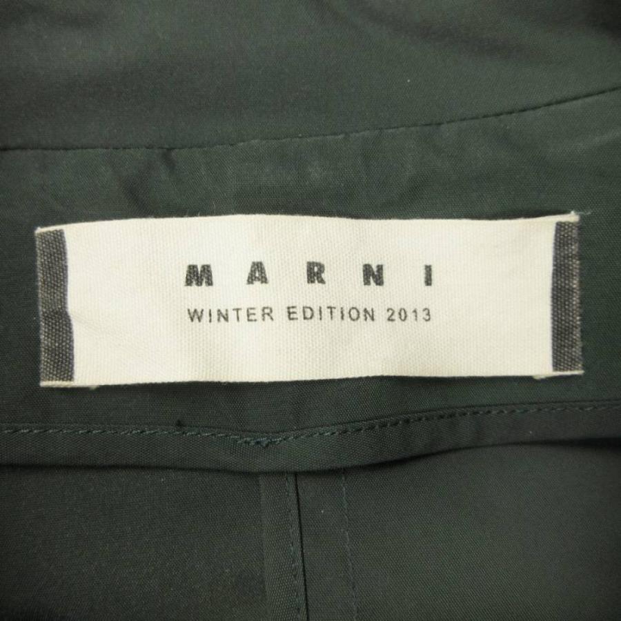 美品 15AW MARNI マルニ トレンチコート ジャケット ブルゾン アウター ベルト タフタ 42 緑 グリーン レディース 古着 中古 | MARNI | 07