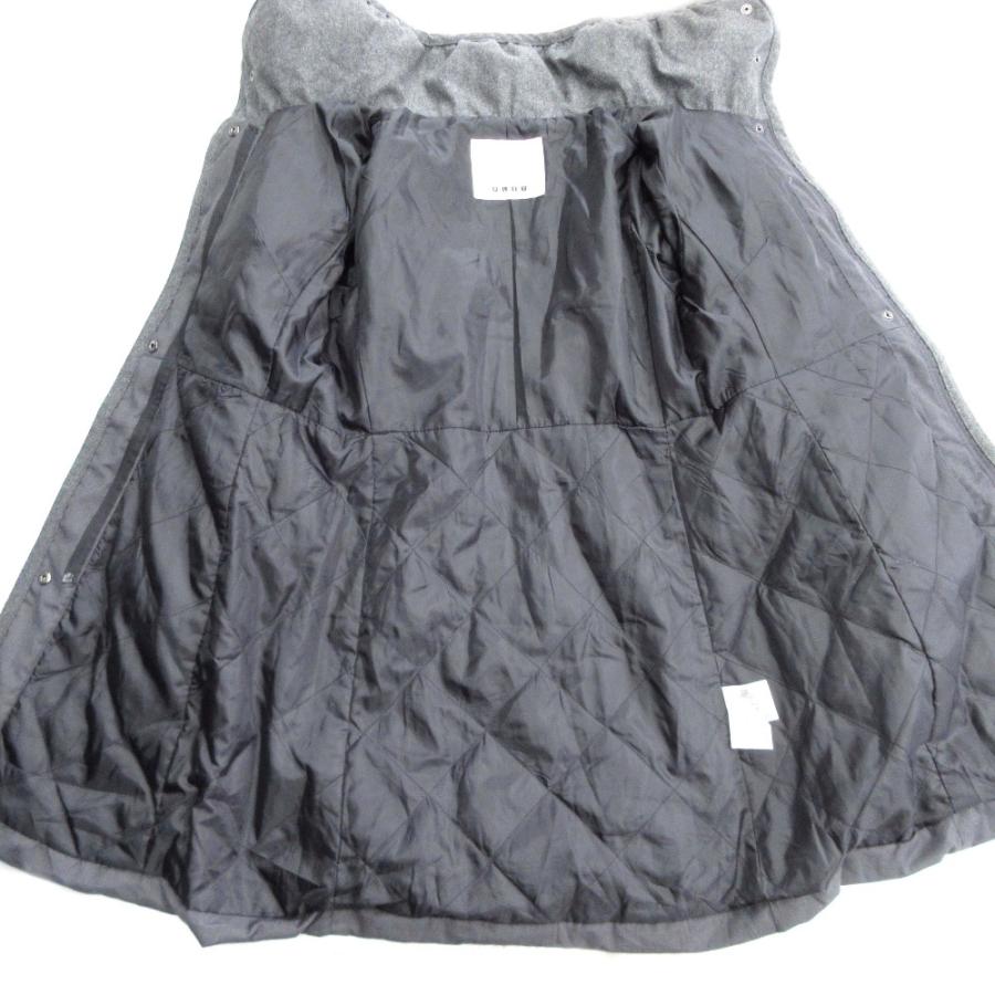 良品 PLST プラステ ダウンコート ロング ジャケット ブルゾン スタンドカラー パイピング SIZE2 グレー レディース 古着 中古 | PLST | 04