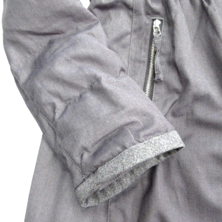 良品 PLST プラステ ダウンコート ロング ジャケット ブルゾン スタンドカラー パイピング SIZE2 グレー レディース 古着 中古 | PLST | 06
