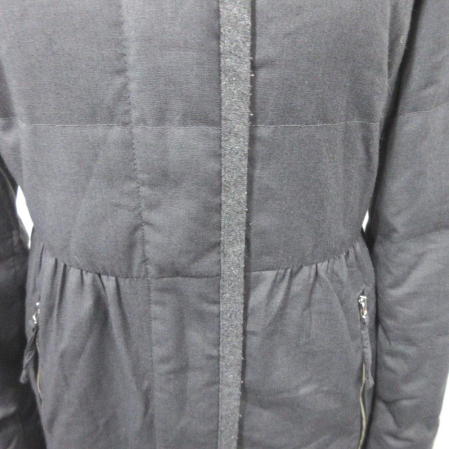 良品 PLST プラステ ダウンコート ロング ジャケット ブルゾン スタンドカラー パイピング SIZE2 グレー レディース 古着 中古 | PLST | 07