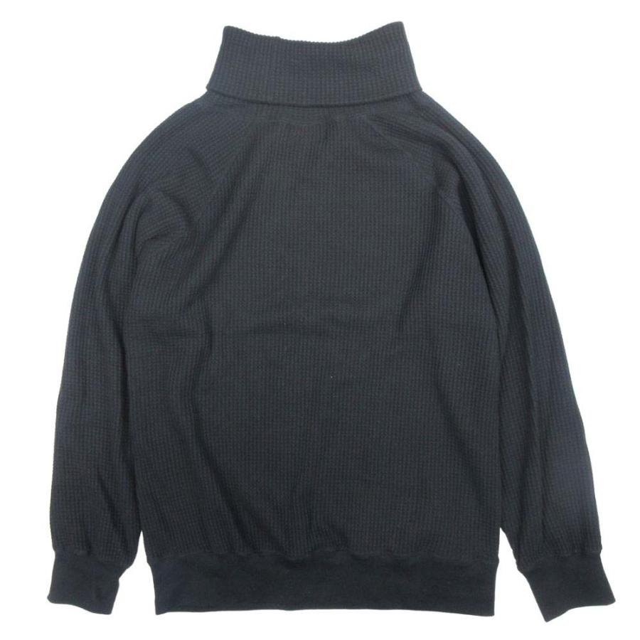 美品 CAPTAINS HELM キャプテンズヘルム サーマル タートルネック ヘビーオンス トップス カットソー プルオーバー 長袖 L ブラック メンズ 古着 中古 | Captains Helm | 01
