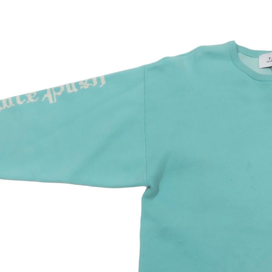 良品 TAIN DOUBLE PUSH タインダブルプッシュ KNIT FOOTBALL ニット セーター 長袖 カットソー M ミントグリーン T313-KNLT02 メンズ 古着 中古 | TAIN DOUBLE PUSH | 03