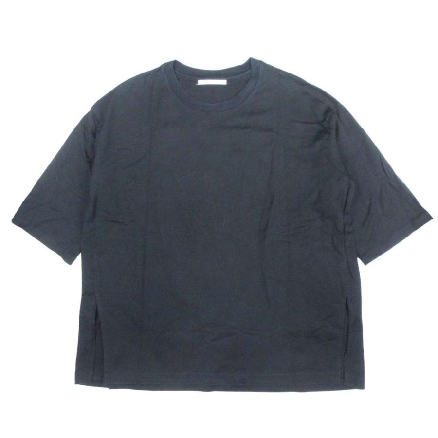 良品 LUCA/LADY LUCK LUCA ルカ オーバー BIG ビッグシルエット Tシャツ カットソー トップス 半袖 コットン 紺 ネイビー レディース 古着 中古 | 