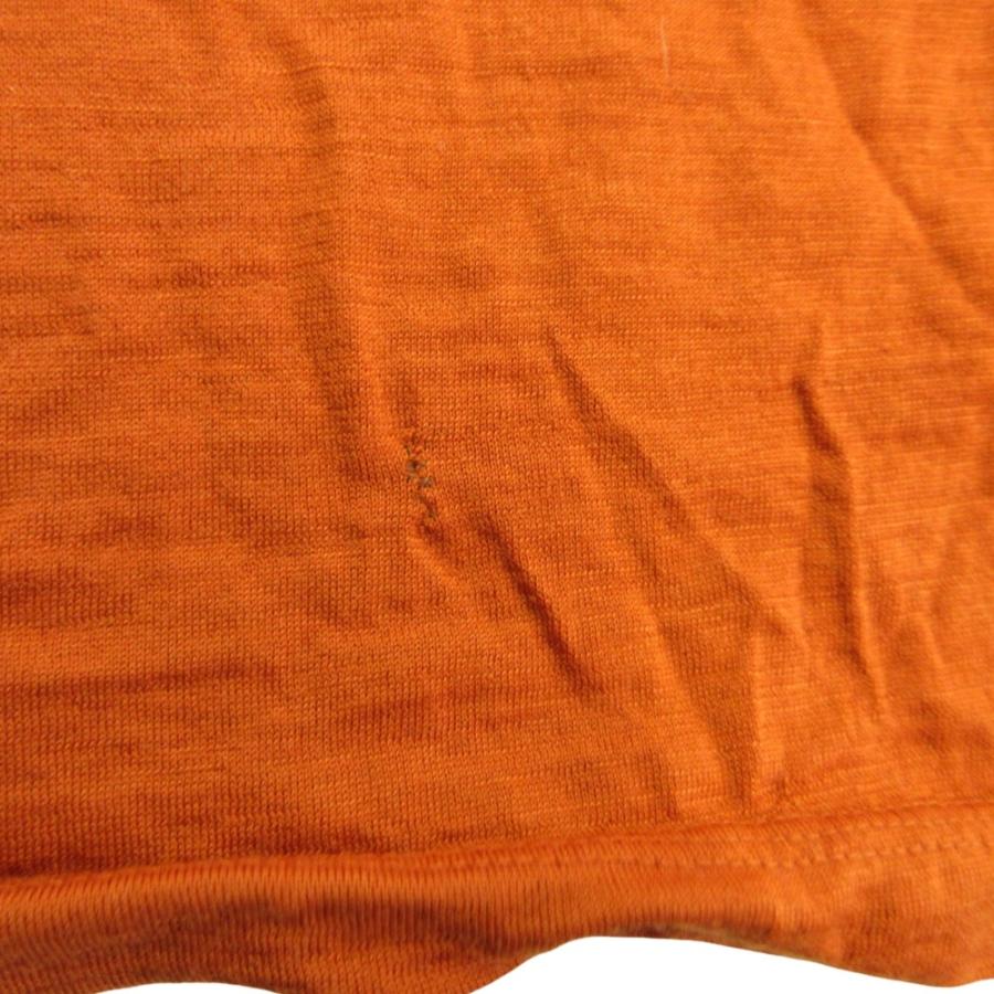 Cale カル ニット カットソー ロング Tシャツ 長袖 ウール サイズ3 オレンジ メンズ 古着 中古 | Cale | 04