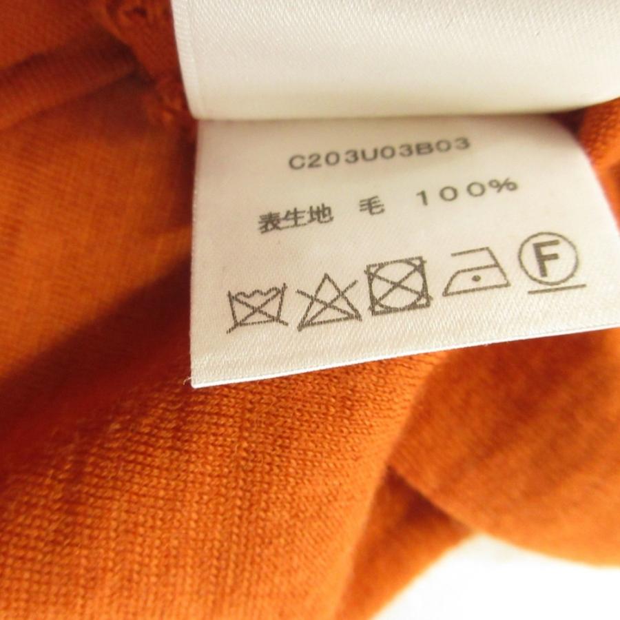 Cale カル ニット カットソー ロング Tシャツ 長袖 ウール サイズ3 オレンジ メンズ 古着 中古 | Cale | 06