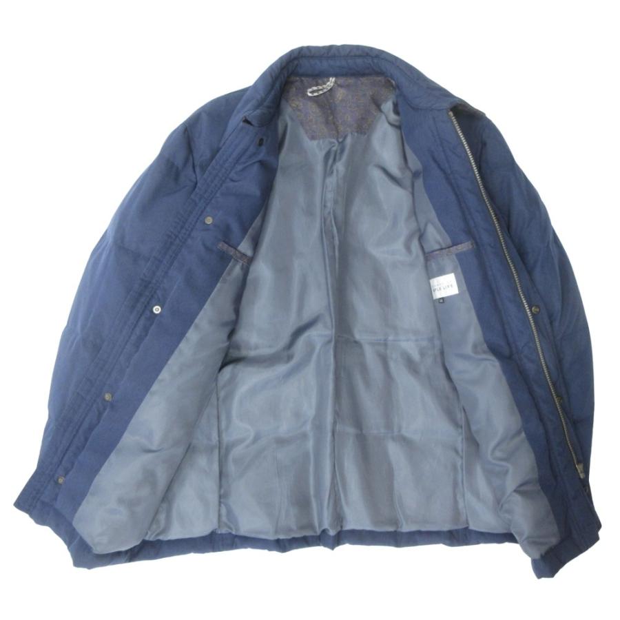 SIMPLE LIFE シンプルライフ ダウン ジャケット ブルゾン サイズLL 紺 ネイビー メンズ 古着 中古 | SIMPLE LIFE | 02