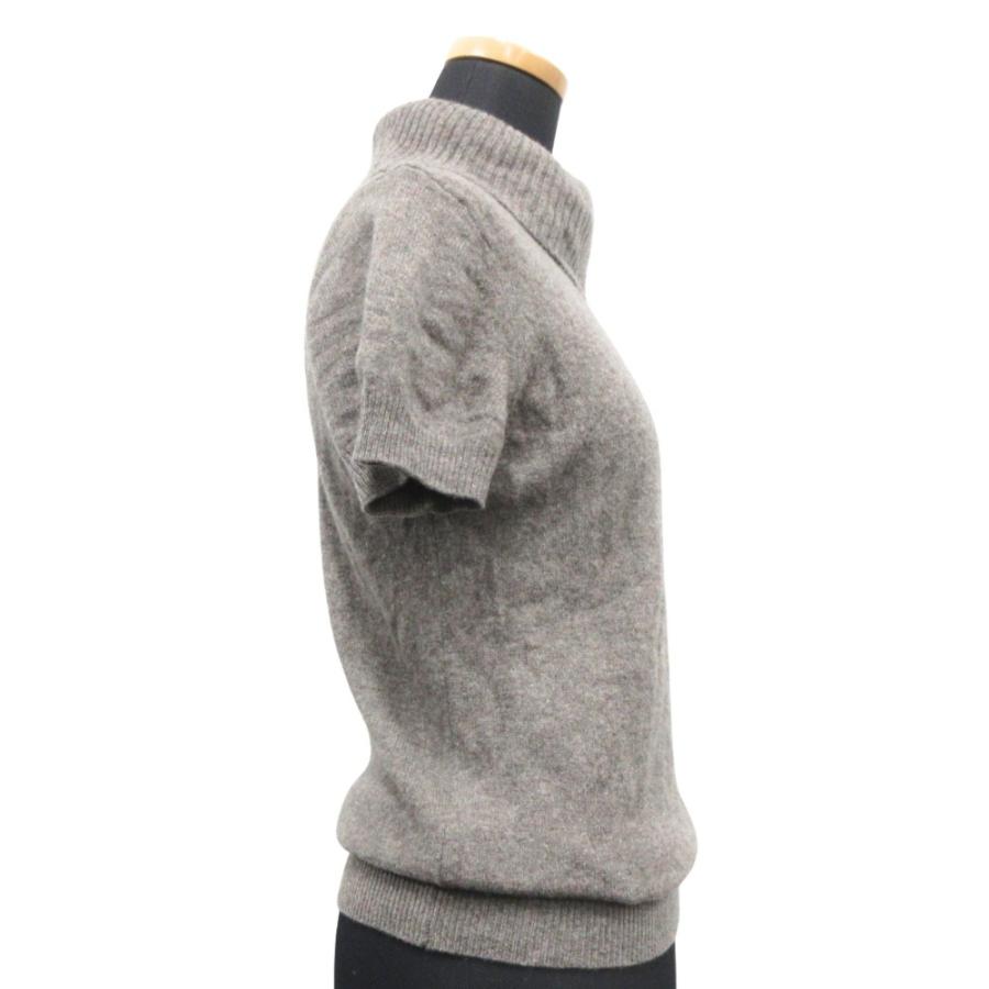 良品 13AW MACPHEE マカフィートゥモローランド ニット セーター カットソー 半袖 タートルネック 12-02-34-02619 茶 ブラウン レディース 古着 中古 | MACPHEE | 01
