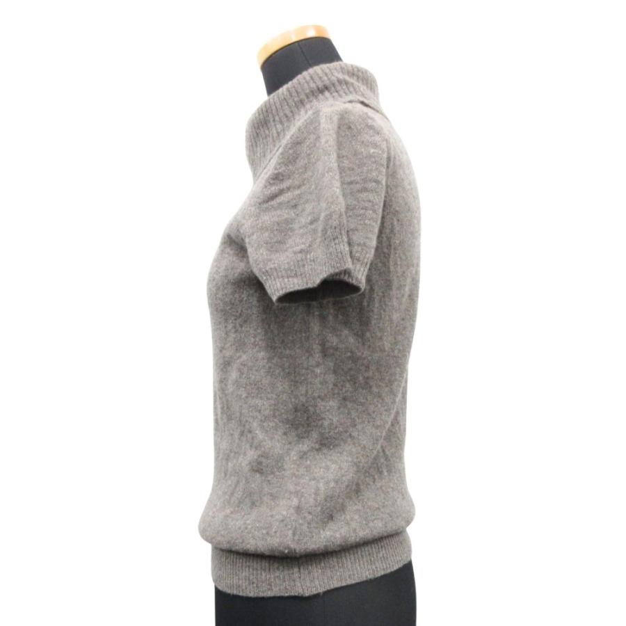 良品 13AW MACPHEE マカフィートゥモローランド ニット セーター カットソー 半袖 タートルネック 12-02-34-02619 茶 ブラウン レディース 古着 中古 | MACPHEE | 03
