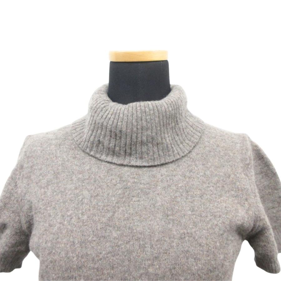 良品 13AW MACPHEE マカフィートゥモローランド ニット セーター カットソー 半袖 タートルネック 12-02-34-02619 茶 ブラウン レディース 古着 中古 | MACPHEE | 04