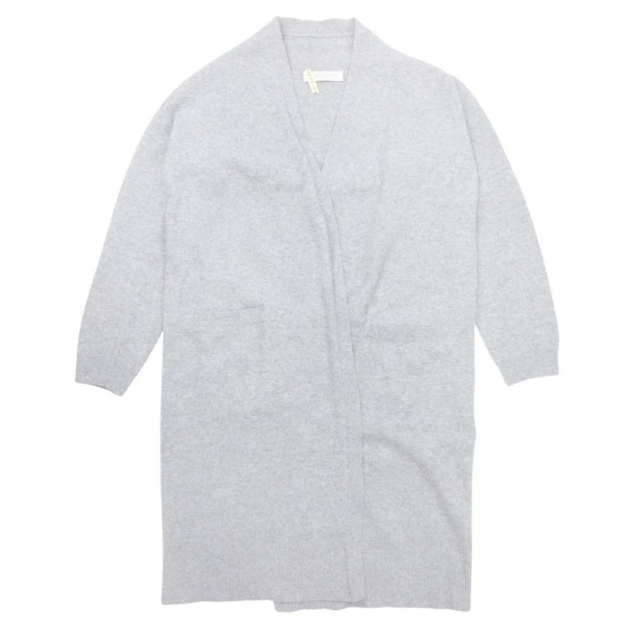 良品 BEAUTY&YOUTH ビューティーアンドユース アローズ ソフトウール ロングカーディガン ニット ガウン グレー レディース 古着 中古 | BEAUTY＆YOUTH UNITED ARROWS