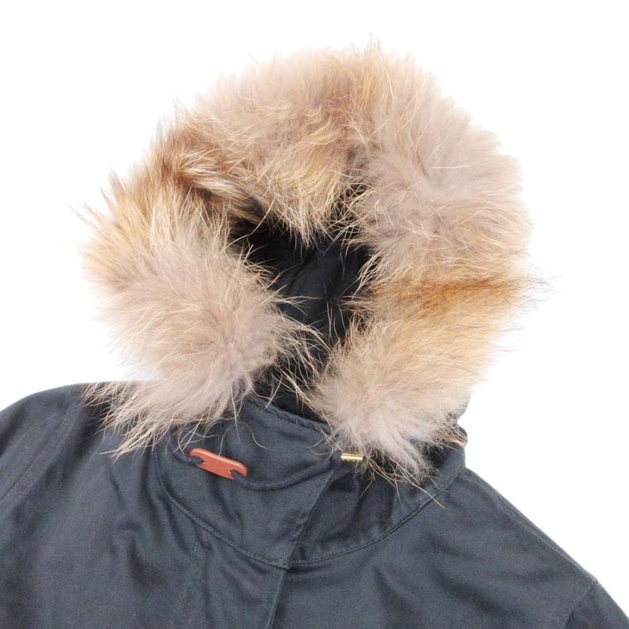 美品 FRED PERRY フレッドペリー M-51 モッズコート フィッシュテールパーカー ミリタリー ファーライナー 10 ブラック レディース 古着 中古 | FRED PERRY | 02