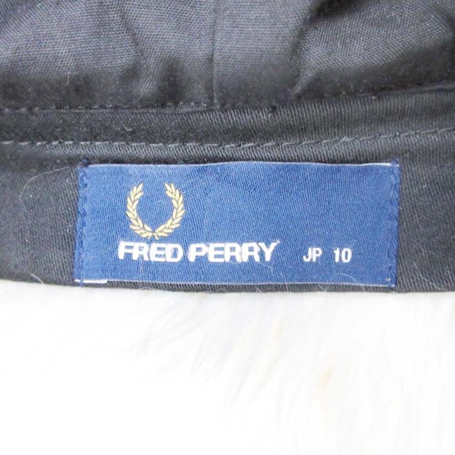 美品 FRED PERRY フレッドペリー M-51 モッズコート フィッシュテールパーカー ミリタリー ファーライナー 10 ブラック レディース 古着 中古 | FRED PERRY | 06