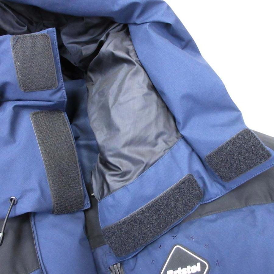 良品 22aw FCRB F.C.Real Bristol エフシーレアルブリストル TOUR DOWN PARKA ダウンジャケット ブルゾン L 紺×黒 メンズ 古着 中古 | F.C.Real Bristol | 04