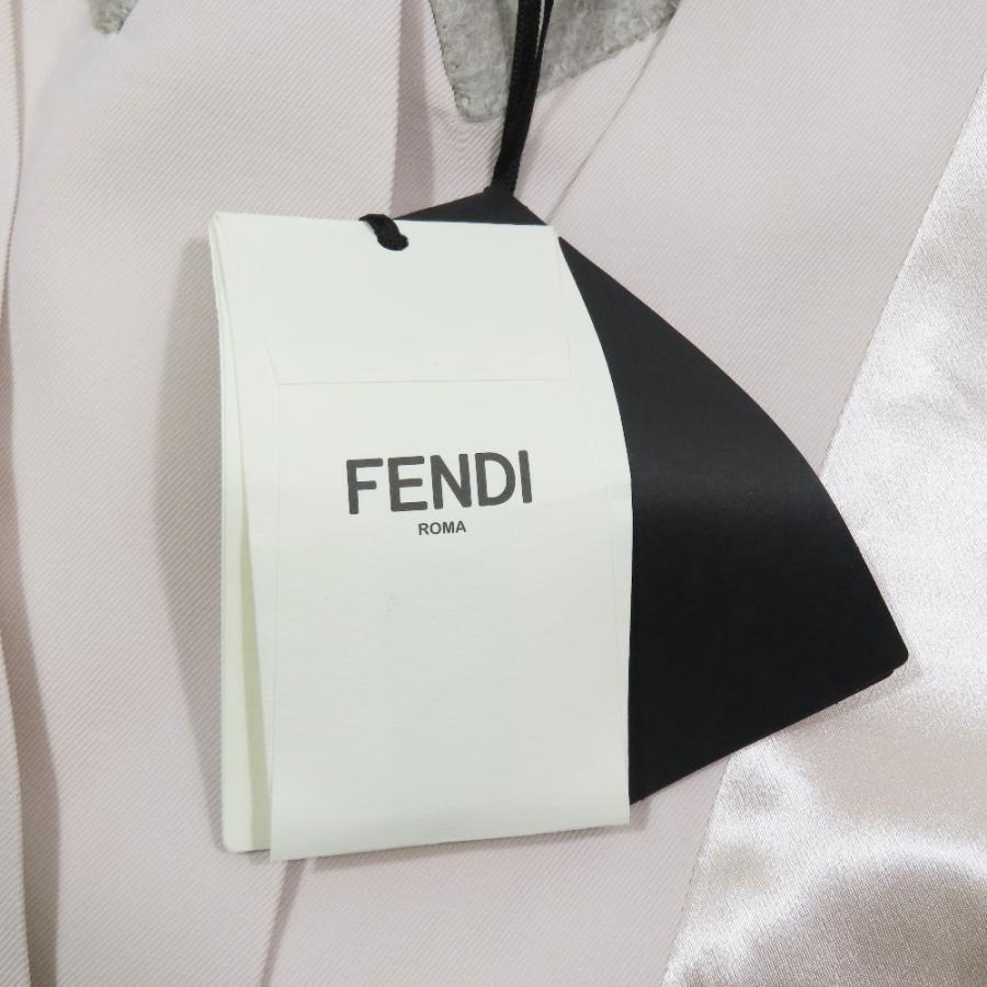 未使用 FENDI フェンディ インサイドアウト クロップド テーラード ジャケット ブレザー ショート丈 1B アウター ピンク 40 レディース 古着 中古 | FENDI | 05