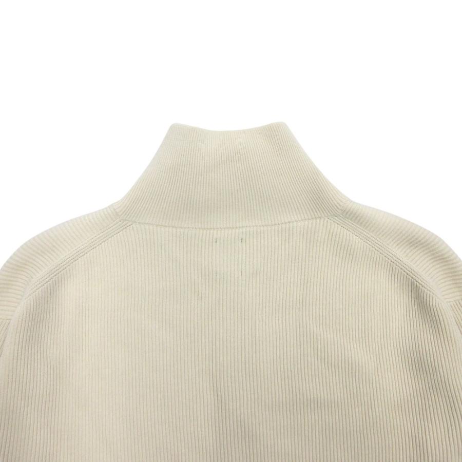 良品 23AW BATONER バトナー スーパーハイツイスト ドライバーズ ニット ジャケット ブルゾン ジップアップ サイズ2 アイボリー メンズ 古着 中古 USED トップス 良品 23AW BATONER バトナー スーパーハイツイスト